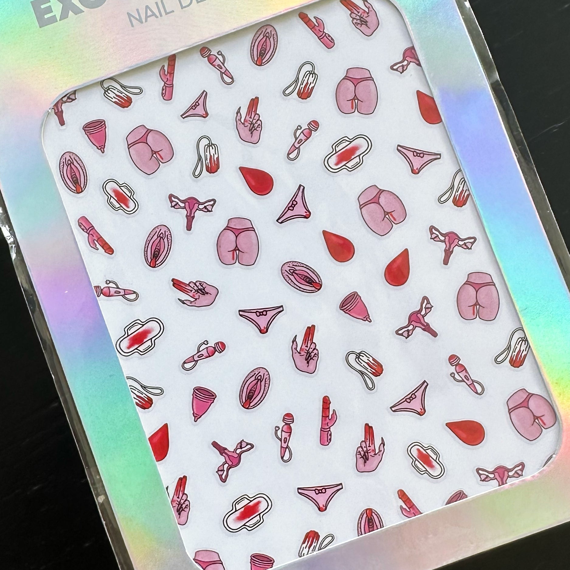 Period Nail Stickers